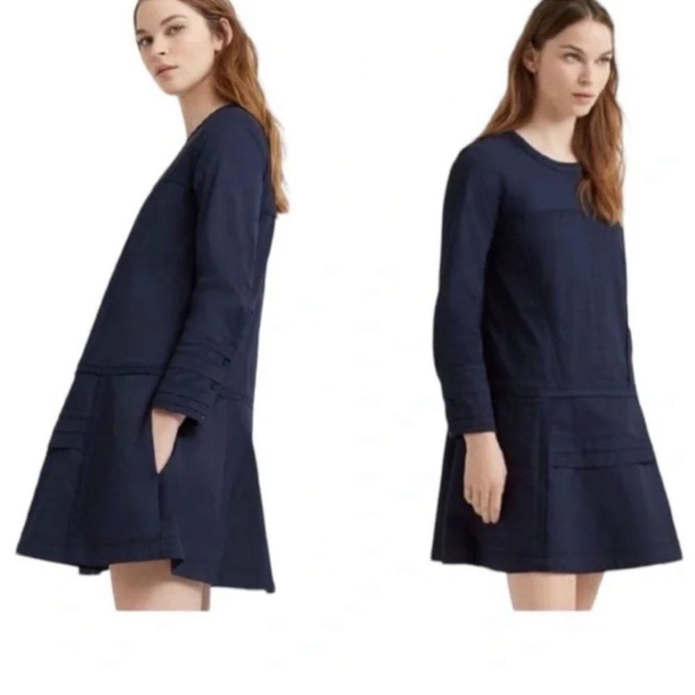 CLUB MONACO Mini Swing Dress Navy